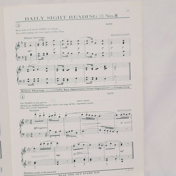 Piano Students Four Star Sight Reading and Ear - Picture 8 of 11